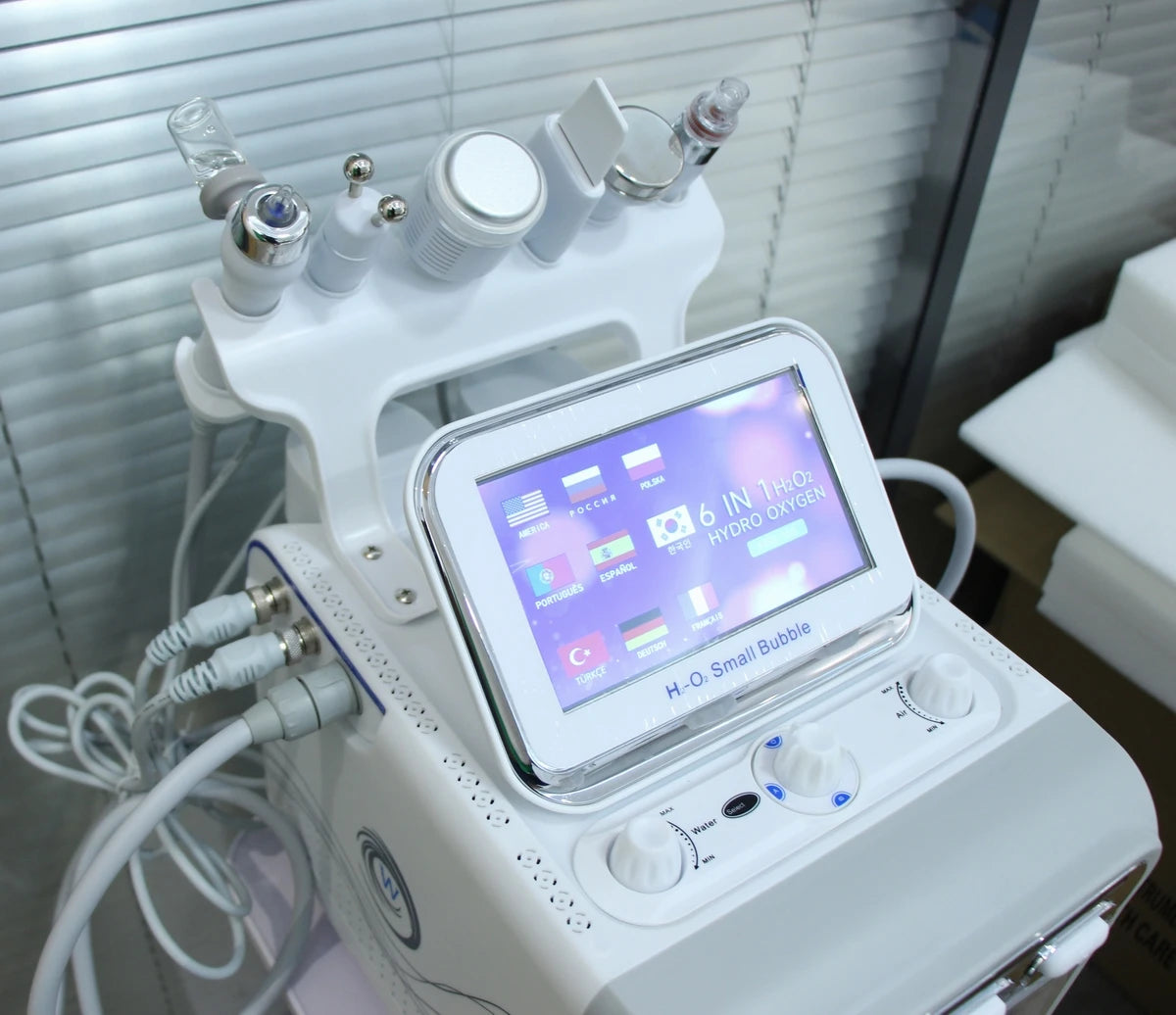 MEISIKANG Dermabrasion Small Bubble Facial Machine Hidrifting Face Cleaning Beauty Device with Trolley