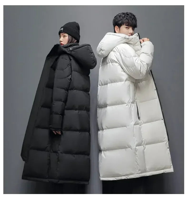 Men's Slim Cotton Long Coat High Quality Design Hot Casual Parka Men Clothes Unisex Outdoor Leisure Parka Cotton-Padded Parkas