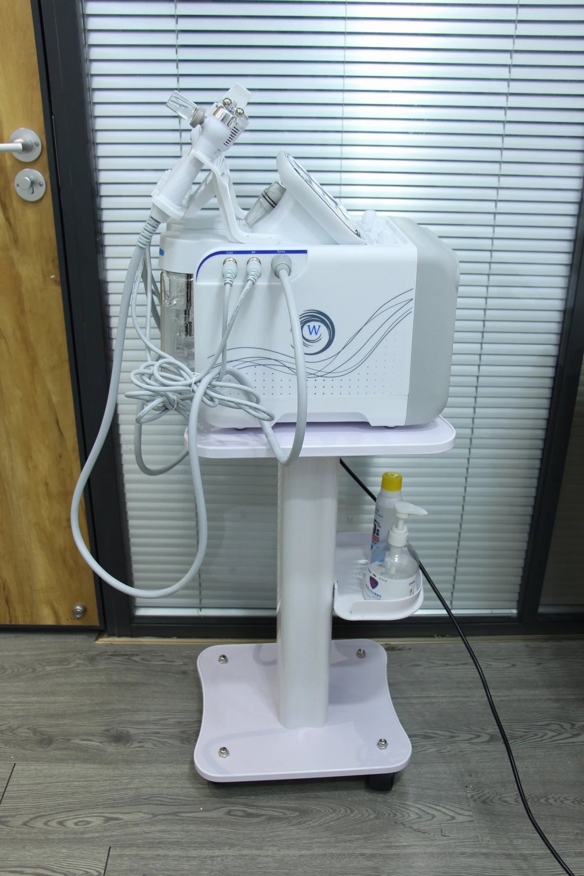 MEISIKANG Dermabrasion Small Bubble Facial Machine Hidrifting Face Cleaning Beauty Device with Trolley