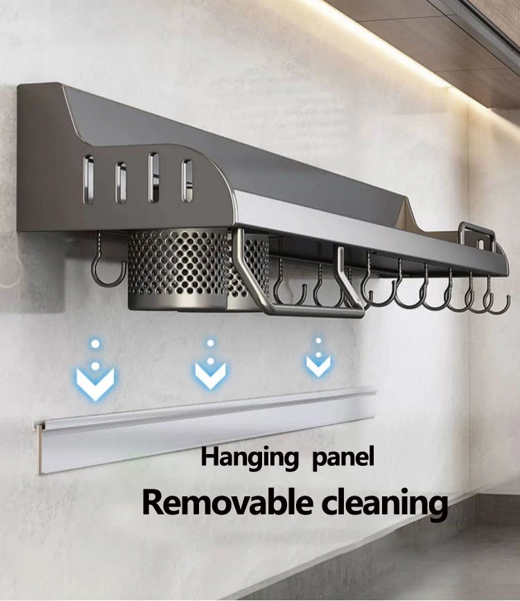 Kitchen Spice Storage Knives Holder Knife Stand Spice Rack Organizer Knives Holder Spoon and Chopsticks Rest Hanging Organizers