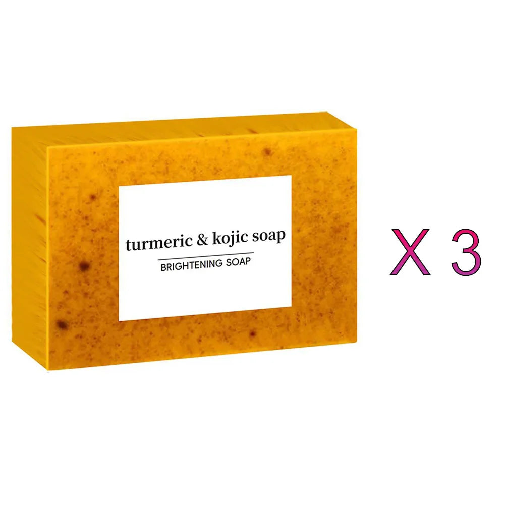 Turmeric Kojic Acid Soap Facial Cleaning Lemon Soap Moisturizing Turmeric Soap Cleaning Soap For Face Body Skin Care