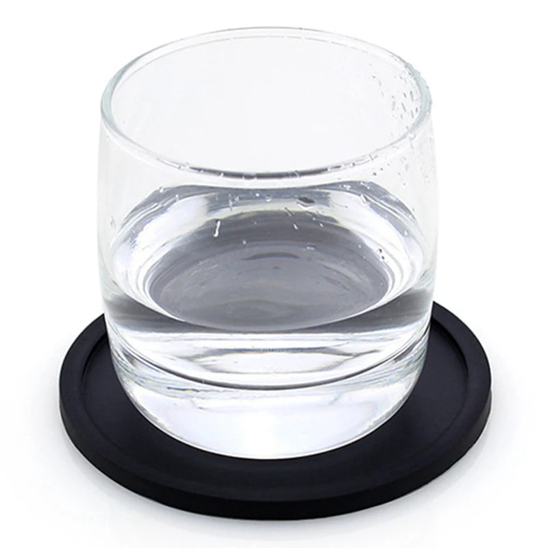 1/5Pcs Silicone Drinking Coaster Set Holder Cup Mat Pad Coaster Table Placemats Nonslip Coffee Cup Mat Kitchen Accessories