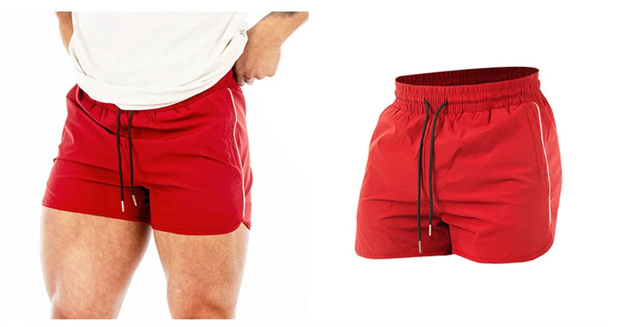 Men's Shorts 2023 Summer New Gym Jogging Exercise Shorts Men Sports Fitness Quick-drying Beach Multiple Pockets Running Shorts