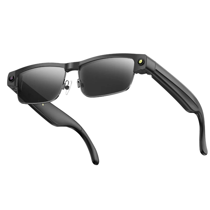 Smart AI Glasses With 8MP HD Camera Chat GPT Touch Sport Sunglasses Bluetooth Call Video Music Player Object Recognition