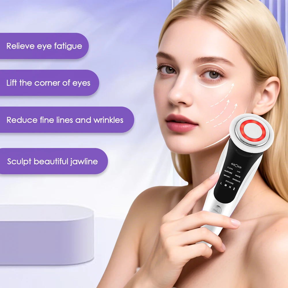 7 in 1 Multifunctional Facial Lifting Machine Skin Care SPA Face Skin Rejuvenation Beauty Instrument
