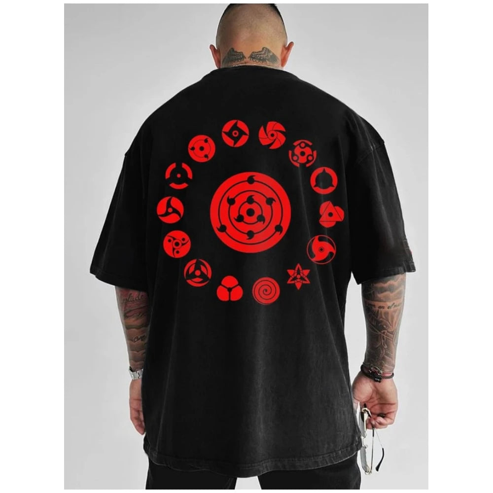 Anime 3D Patterns Print Tees Summer Simple Casual Street Short Sleeve Clothing Male Fashion Oversize O-Neck Tops New Men's T-Shi
