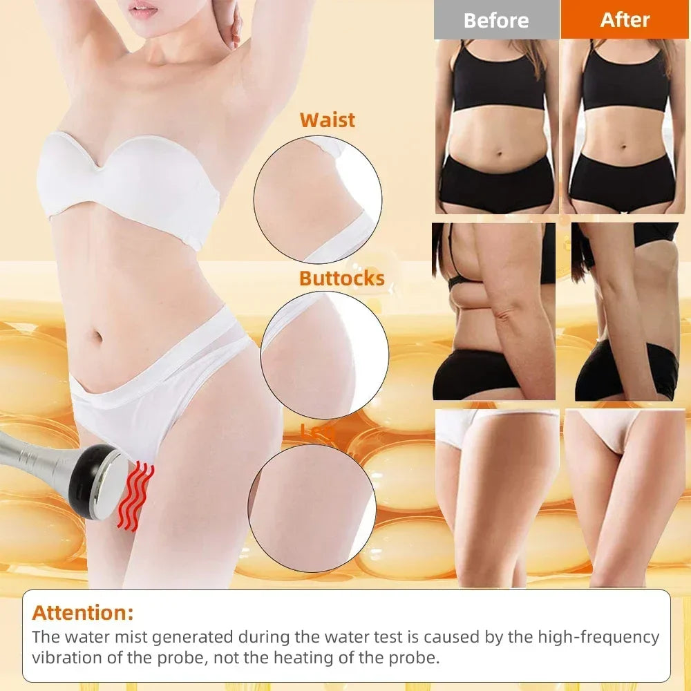 40K 3/4 IN 1 Cavitation Body Slimming Machine Facial Massager Skin Tighten Face Lifting Vacuum Suction Beauty Device