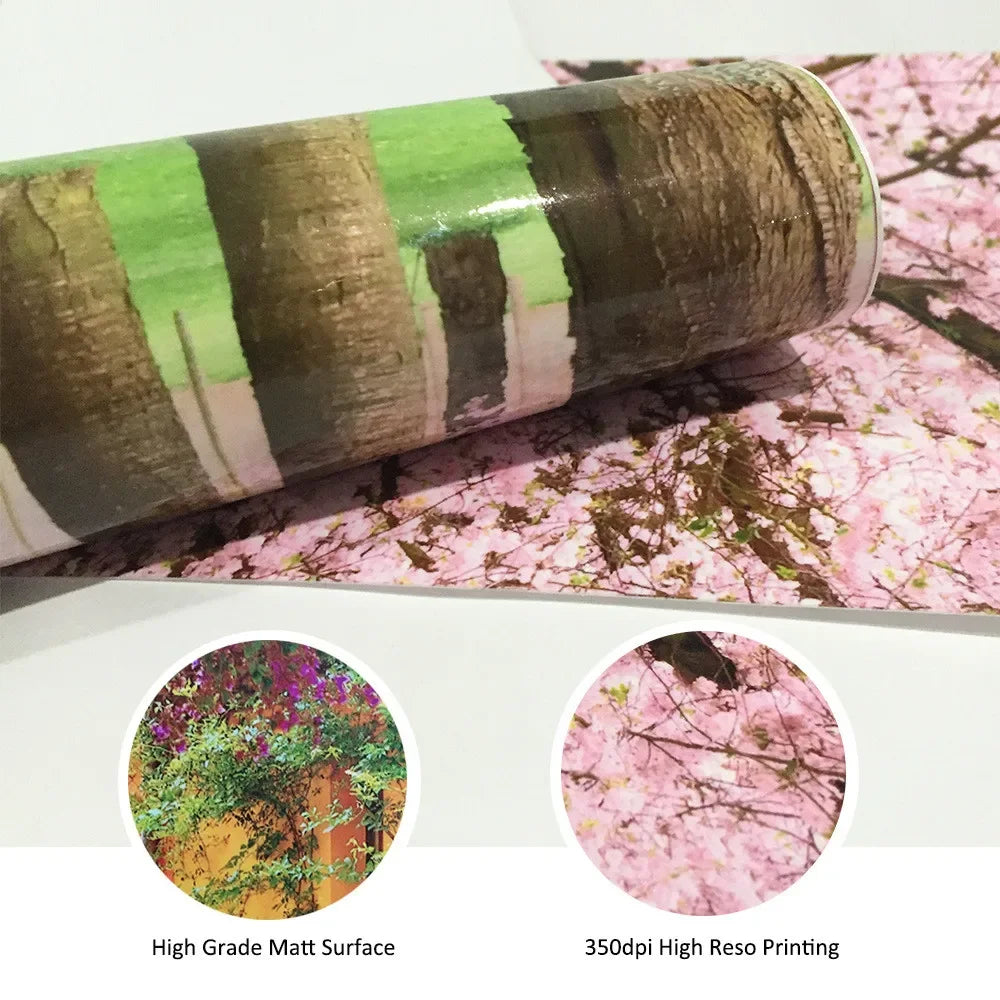 Custom Size Self-adhesive PVC Trash Can Sticker Waterproof Wallpaper Garbage Bin Renovation Cover Decal Mural For Kitchen Decor