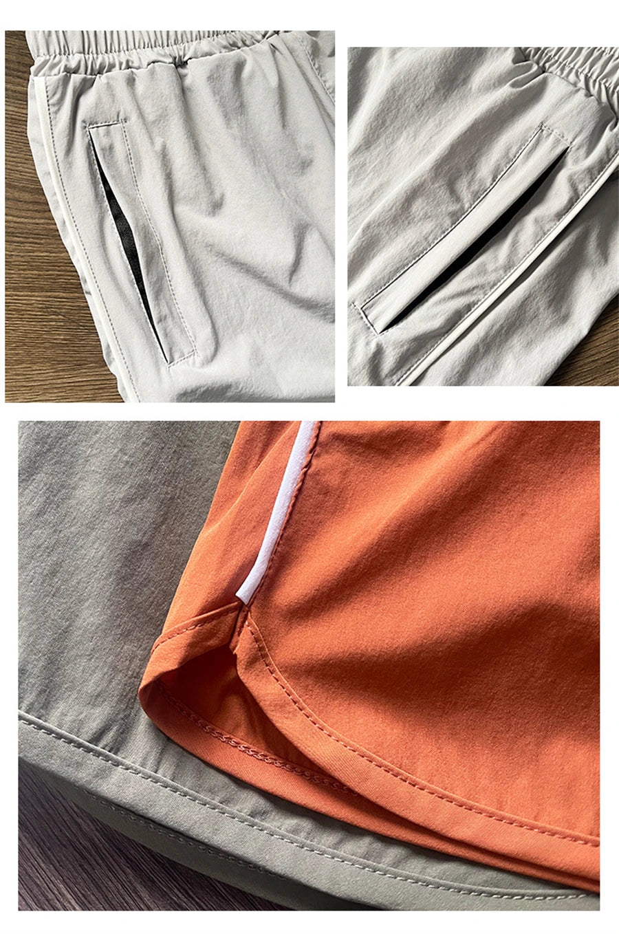 Men's Shorts 2023 Summer New Gym Jogging Exercise Shorts Men Sports Fitness Quick-drying Beach Multiple Pockets Running Shorts
