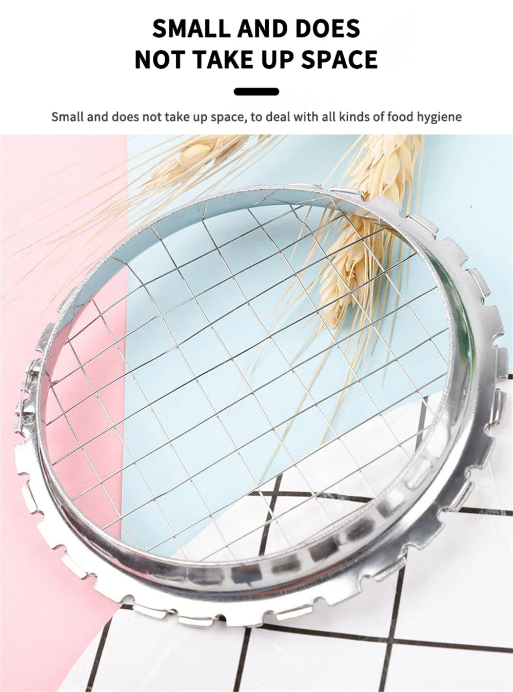 1~5PCS Stainless Steel Egg Slicer Cutter Cut Egg Device Grid For Vegetables Salads Potato Mushroom Tool Chopper Kitchen Chopper