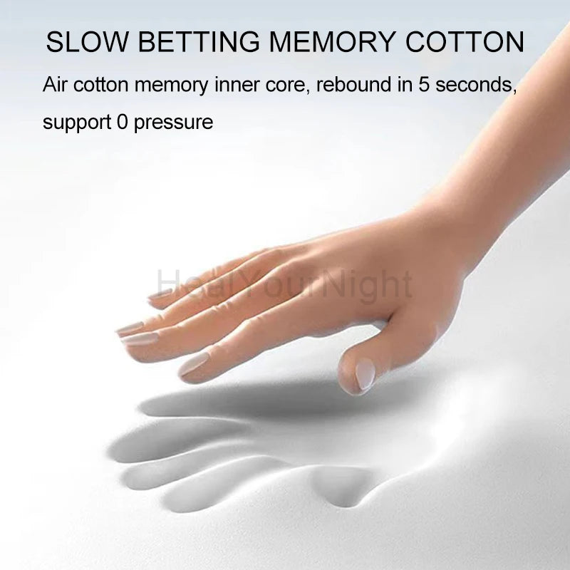 Electric Neck Massage Pillow Heating Vibration Neck Massager Back Cervical Traction Relax Sleeping Memory Foam Spine Support