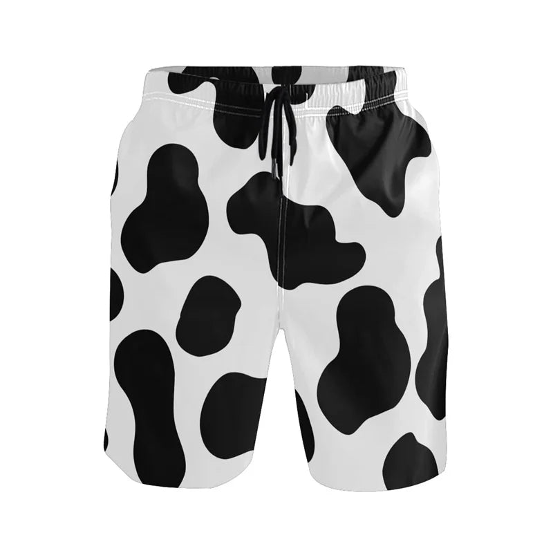 American Flag Gun Weapons Hawaii 3D Printing Hip Hop Board Shorts Summer Swimsuit Surf Swim Trunks Big Size Swimwear Men Beach