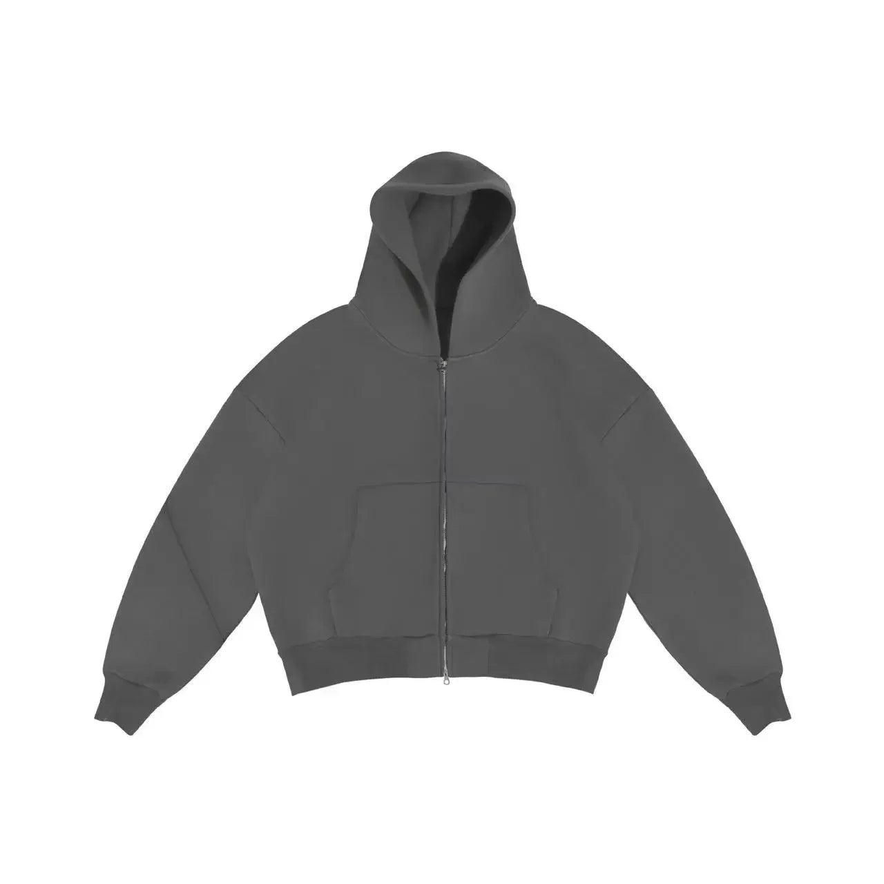Korean Fashion Solid Color Sweatshirt Fleece Two-Piece Men's Y2K New Harajuku Casual Joker Straight Pants Couple Street Wear