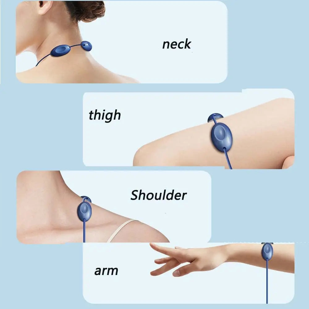 Portable Lymphatic Relief Neck Massager Sleep Massag Smart Cervical Neck Massager with Heat Gifts for Women Men Mother's Day