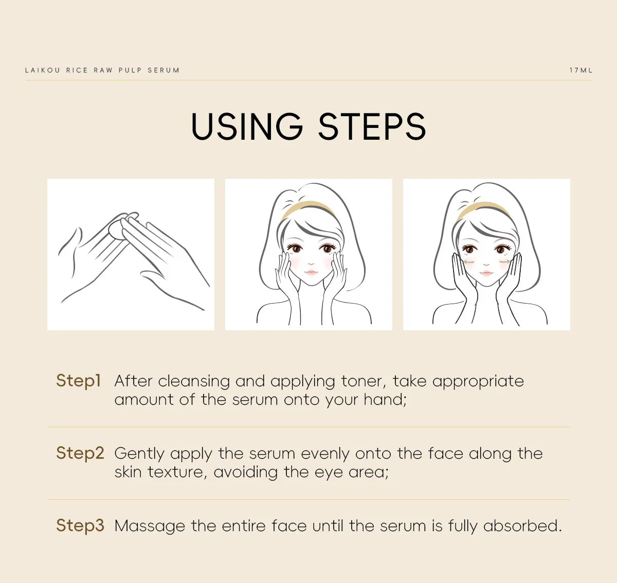 Rice Pore Shrinking Facial Serum Repairing Tightening Products Whitening Moisturizing Oil Control Skin Care Korean Cosmetics