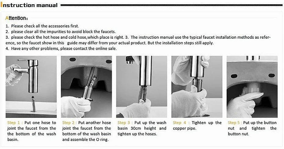 Kitchen Faucets Brush Brass Faucets for Kitchen Sink Single Lever Pull Down Spring Spout Mixers Tap Hot Cold Water Crane 9009