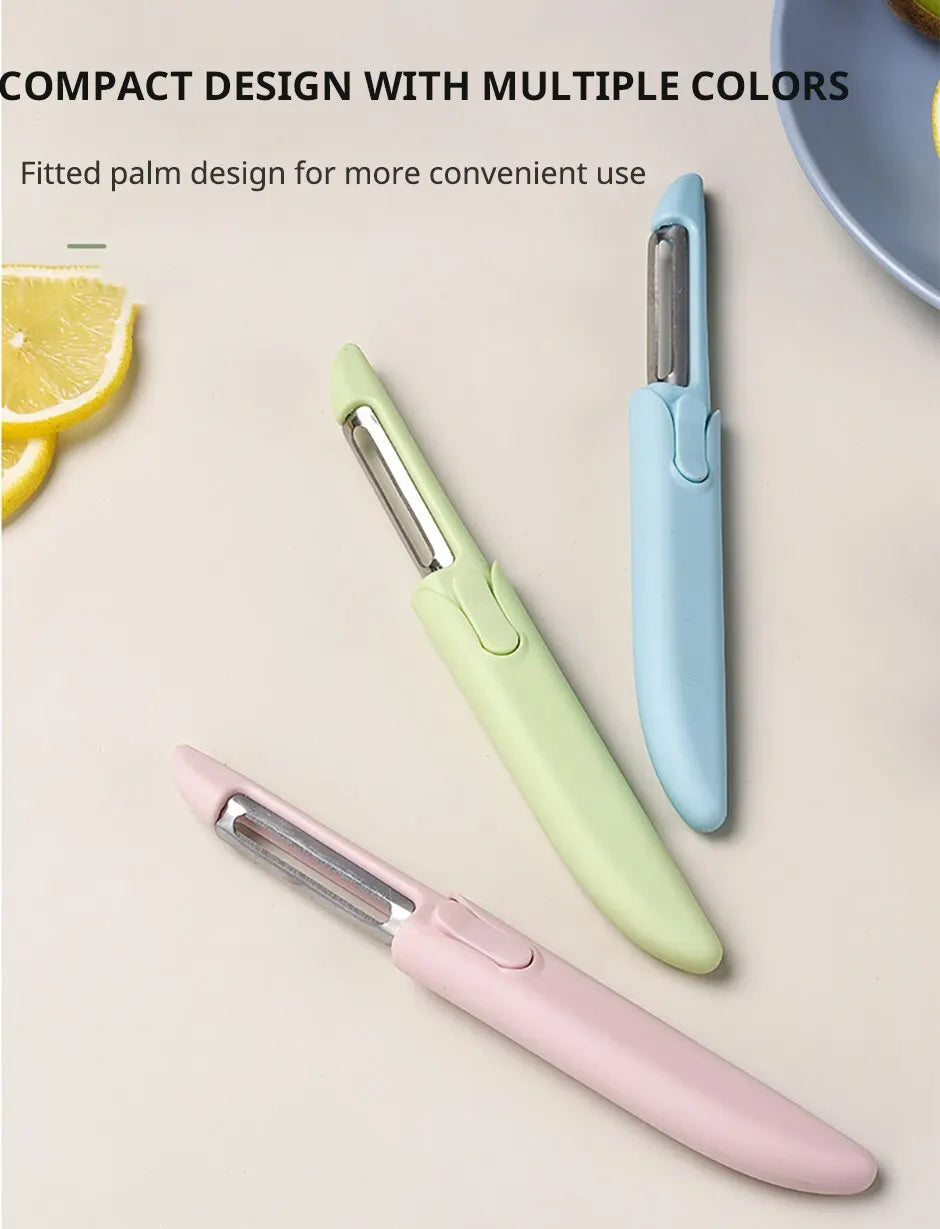 Two in One Peeler Stainless Steel Fruit Peeler Kitchen Knife Double Ended Melon Peeler Kitchen Cooking Tool