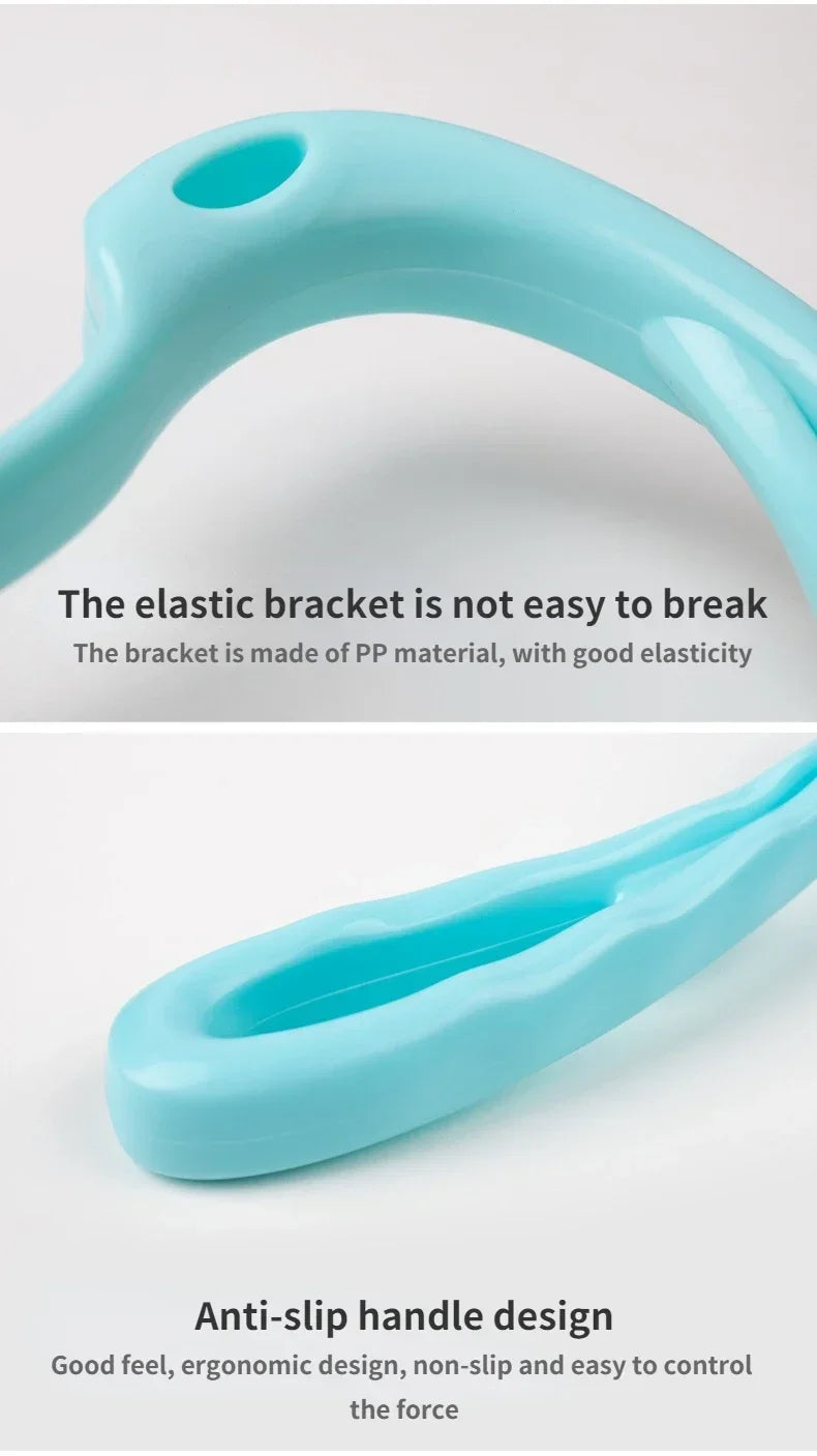 Cervical Neck Massager, Manual Neck Clamp Multifunctional Kneading Roller 6-Ball Shoulder And Neck Relaxation Massager