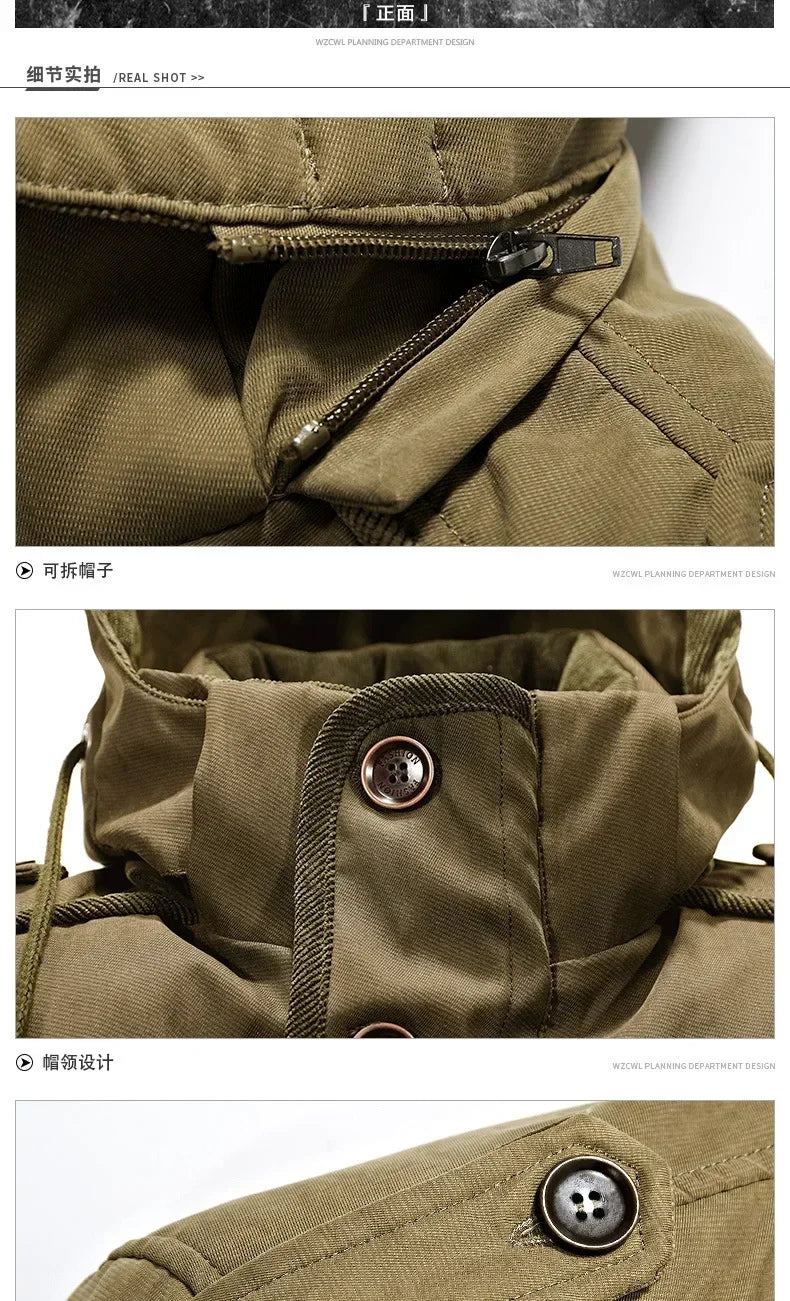 New Parka Men Coats Winter Jacket Men Thicken Hooded Waterproof Outwear Warm Coat Casual Mens Jackets Overcoat Fur Thick coats