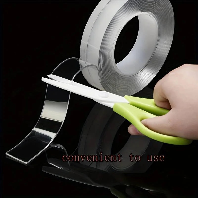Transparent Double-sided Tape Nanometer Reusable Seamless Strong And Versatile Suitable For Home Kitchen Office And Car