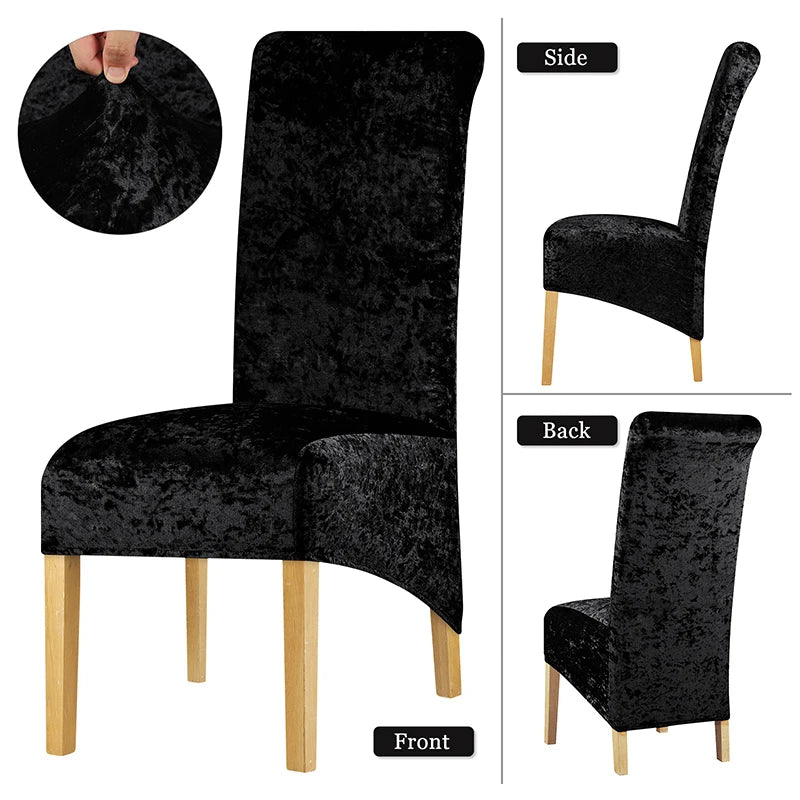 Waterproof Elastic Chair Cover For Dining Room Kitchen Wedding Hotel Banquet Restaurant Anti-dirty Seat Cover Dining Chair Cover