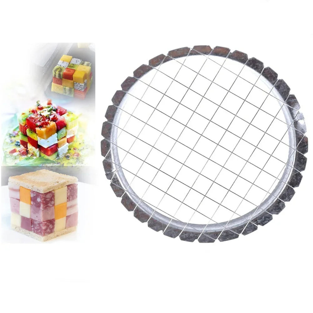 1~5PCS Stainless Steel Egg Slicer Cutter Cut Egg Device Grid For Vegetables Salads Potato Mushroom Tool Chopper Kitchen Chopper