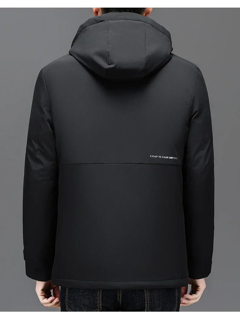 Men's Clothing Top Quality Brand Hooded Casual Fashion Long Thicken Outwear Parkas Jackets Winter Windbreaker Coats New Parkas