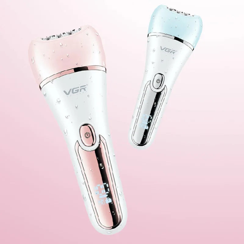 Original VGR Electric Women Epilator Female Shaver Leg Body Hair Removal Lip Chin Depilatory Lady Bikini Trimmer Facial Hair Re
