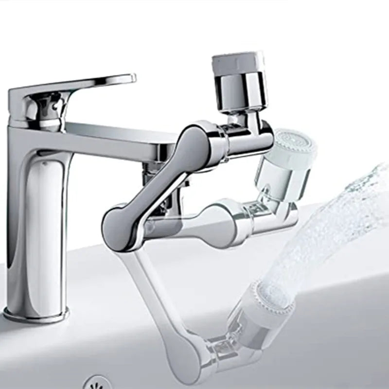 1080° Rotation Faucet Sprayer Head 22/24mm Adaptor Faucet Extender Aerator Splash Bubbler Nozzle Kitchen Tap Washbasin Robot Arm
