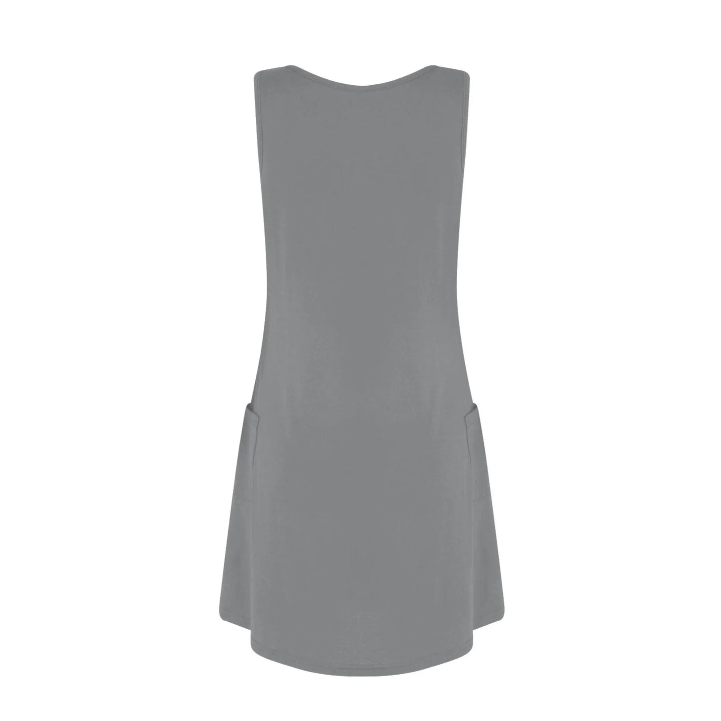 Women's Summer Casual Swing T-Shirt Dresses Beach Cover Up With Pockets Plus Size Loose T-shirt Dress vestidos largos
