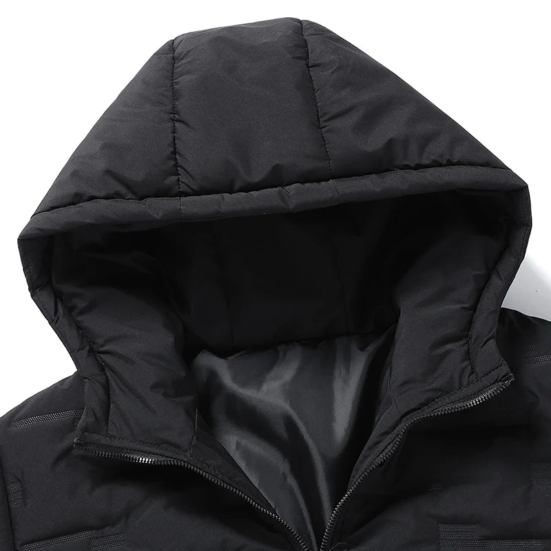 Semir Down Jacket Men Three-Proof Lightweight Short Jacket New Winter 2024 Warm Solid Color Versatile Collar Top