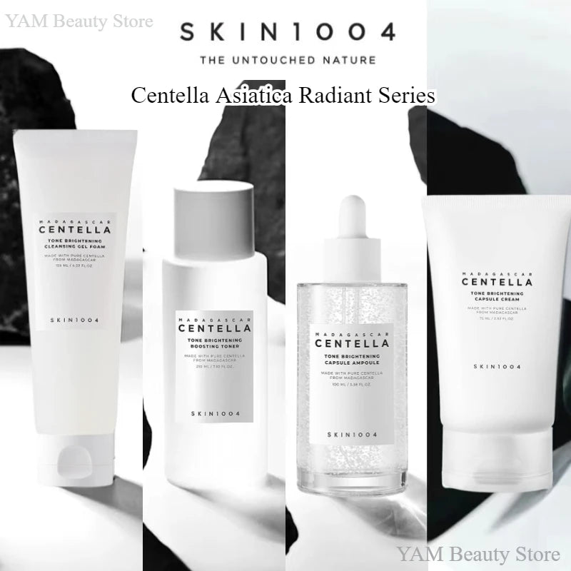 Korean Centella Brightening Toner Gel Facial Cleanser Ampoule Moisturizing Face Serum and Cream Skincare Original Products Set