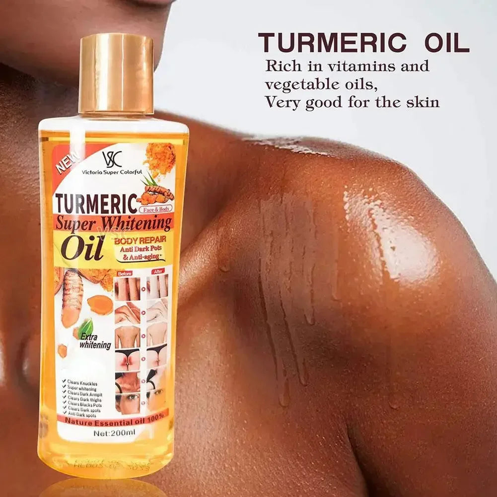 3PCS Turmeric Essential Oil Facial Body Massage Moisturizing Diffuser Aromatherapy Face Body Care Smoothing Body face Skin Care
