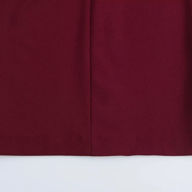 TRAF Women's Red Dress Summer Dresses 2025 Elegant Party Dresses Casual Evening Prom Dress Ruffled Sleeveless Vestido Long Dress