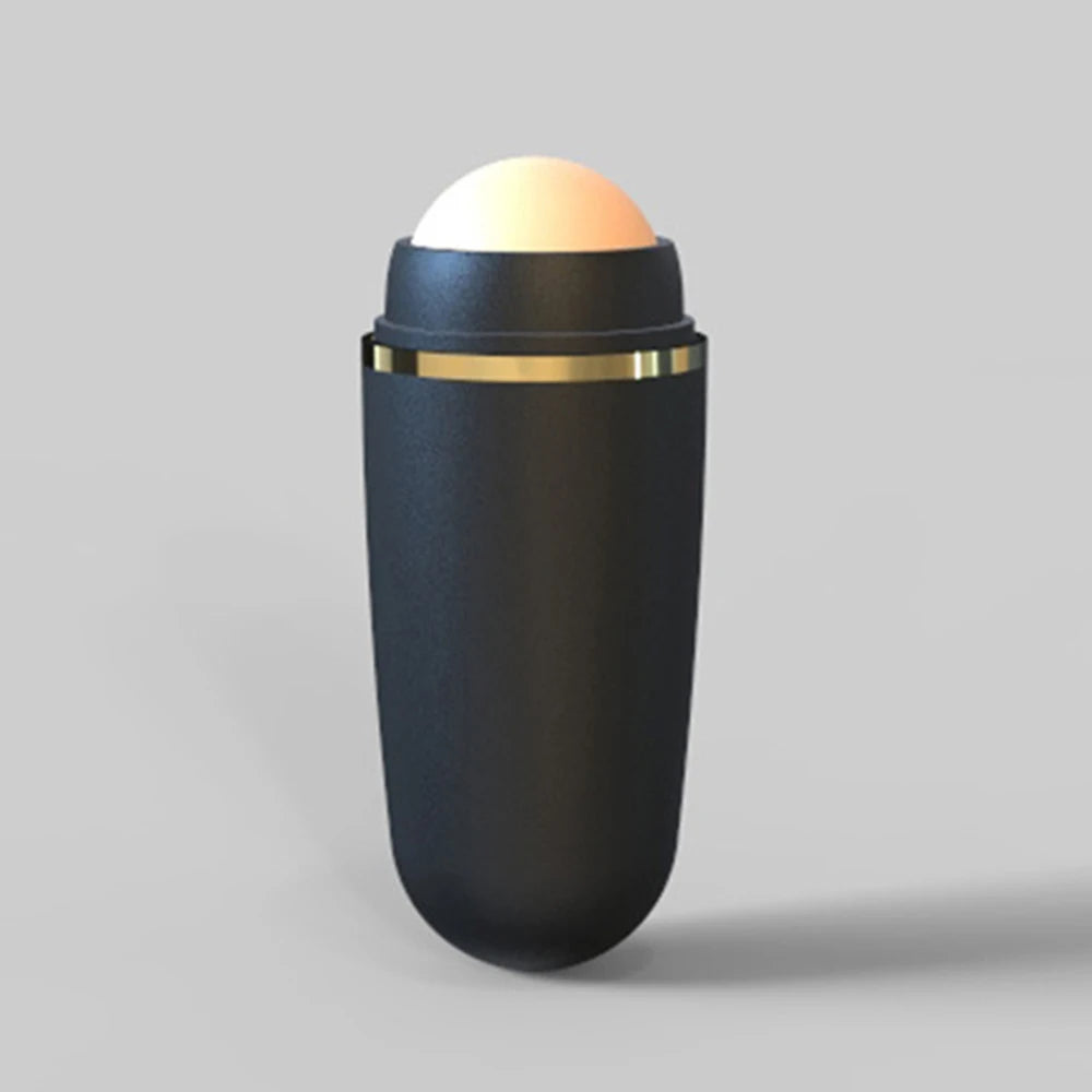 Oil-Absorbing Natural Volcanic Stone Face Clean Care Oil Control Reusable Face Massager Roller Skincare Beauty Makeup Tool