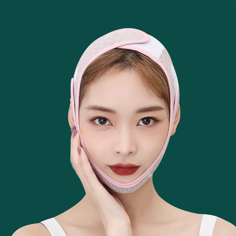 Elastic Face Slimming Bandage V Line Face Shaper Women Chin Cheek Lift Up Belt Facial Anti Wrinkle Strap Face Care Slim Tools