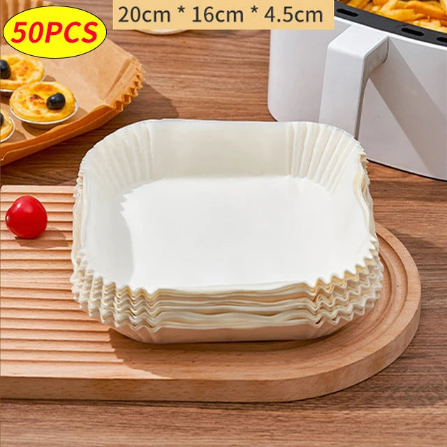 Special Paper for Air Fryer Baking Oil-proof Oil-absorbing Paper for Household BBQ Plate Oven Kitchen Pan Pad airfryer bakpapier