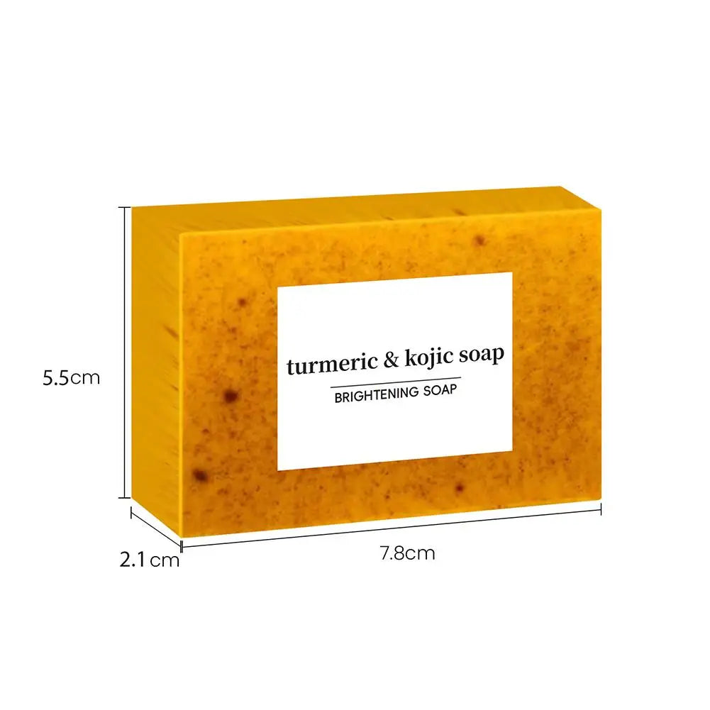 Turmeric Kojic Acid Soap Facial Cleaning Lemon Soap Moisturizing Turmeric Soap Cleaning Soap For Face Body Skin Care