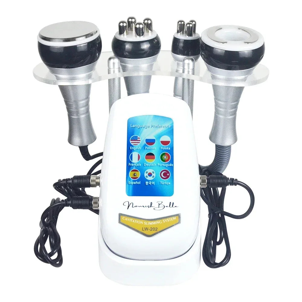 40K 3/4 IN 1 Cavitation Body Slimming Machine Facial Massager Skin Tighten Face Lifting Vacuum Suction Beauty Device