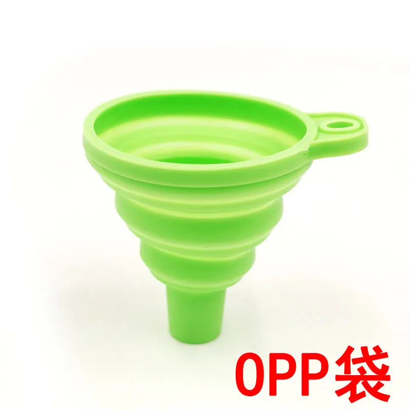 Kitchen Funnel Foldable Silicone Collapsible Funnels for Filling Water Bottle Liquid Transfer Food Grade Kitchen Accessories
