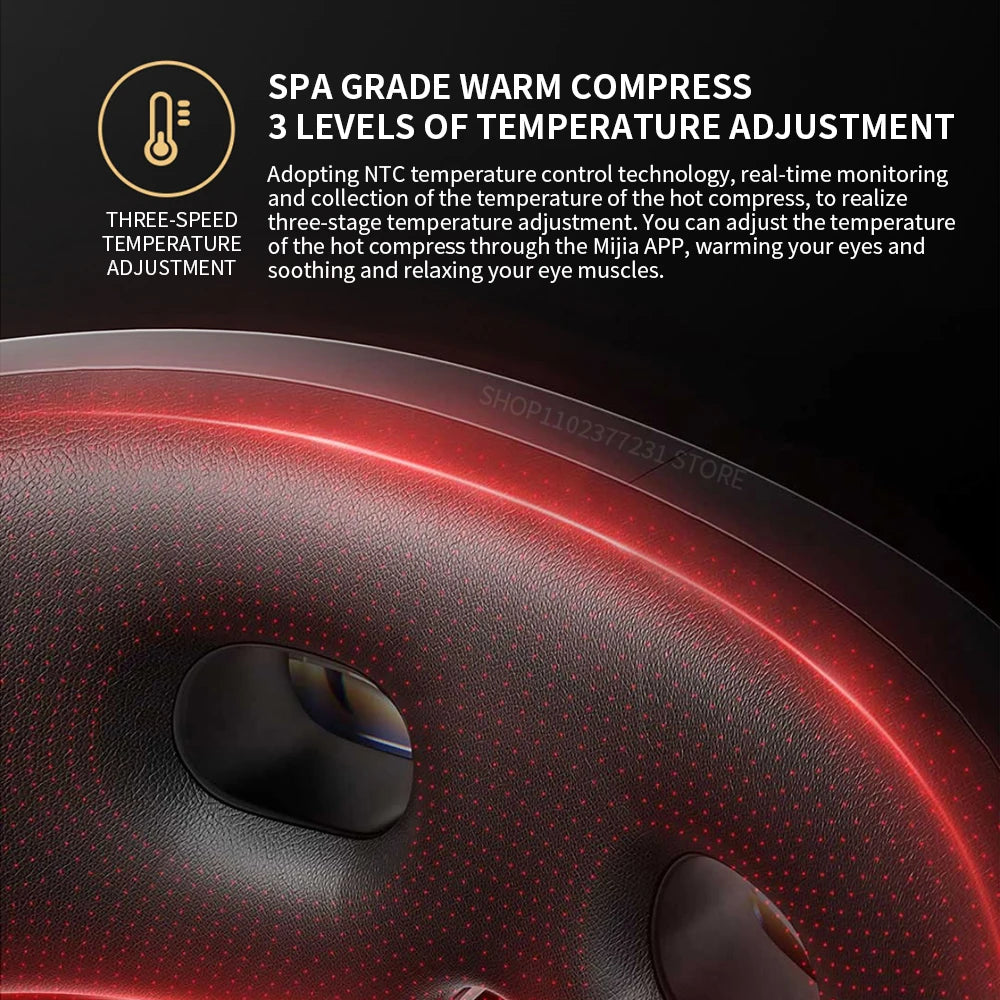 New Xiaomi Mijia Smart Eye Massager Hot Compress Zone Massage Relieve Fatigue Eye Care Instrument Work With Mi Home App