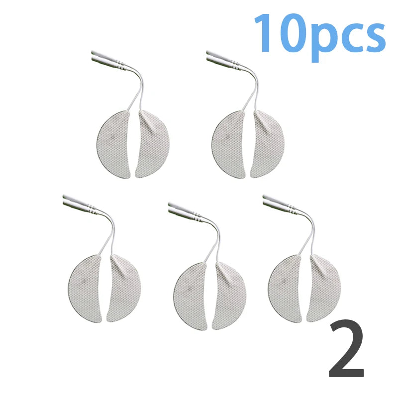 2/10pcs EMS Tens Electrode Pads Gel For Eye Massage Acupuncture Therapy Face Massager Pulse Muscle Stimulator Electro Pad