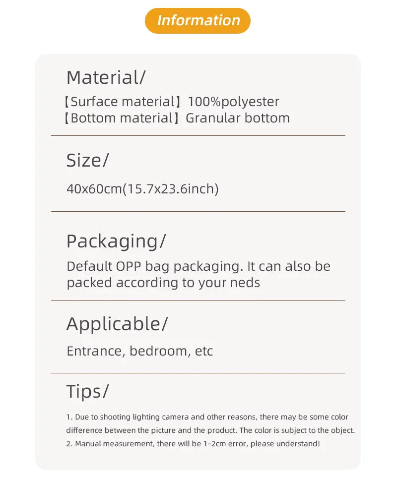 Striped Bath Mat,absorbent Quick-drying Kitchen Carpet,anti-skid Ultra-soft into the Carpet,ideal Bathroom Products for Bedroom.