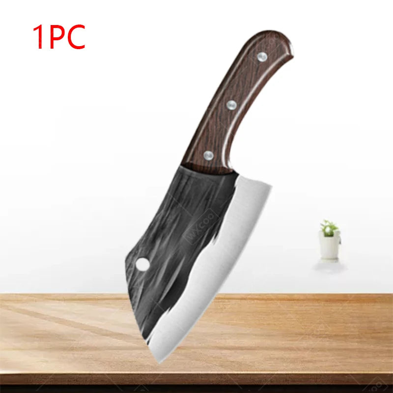 Kitchen Knife Stainless Steel Forged Cleaver Chef Paring Knife Japanese Ultra Sharp Meat Butcher Cooking Cuchillos De Cocina
