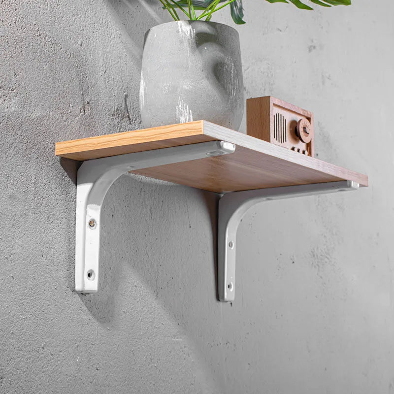 Floating Shelf Brackets Black and White Shelves for Shelves Wall Storage Kitchen Stand Bracket Support Hardware Home Improvement