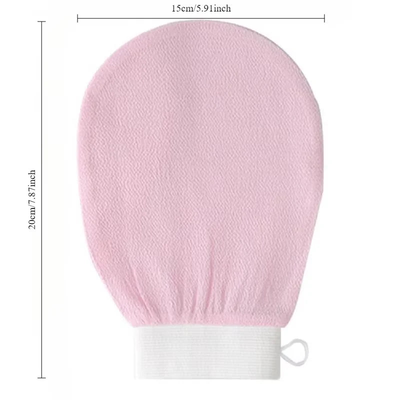 1pc Deep Exfoliating Mitt - 100% Viscose Fiber Scrub Glove for Cleaning Skin and Sloughing Off Dead Skin and Dirt