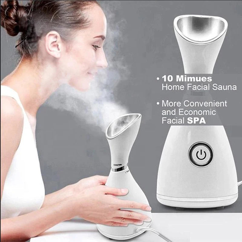 Face Steamer Machine Spa Sprayer Sauna Facial Humidifier Skin Care Facial Vaporizer Vapeur Visage Nebulizador Limpiador Digester