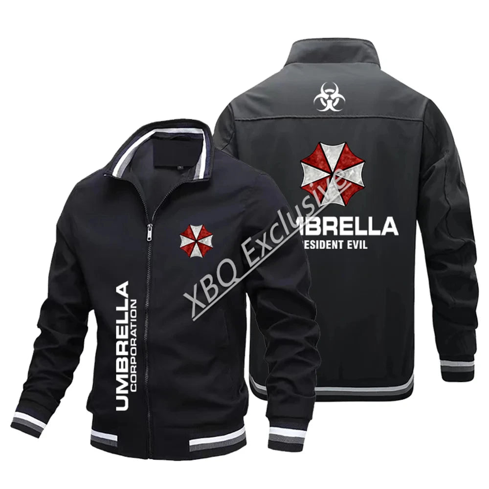 Fashion New Baseball Jacket Four Seasons Thin Men's Jacket Umbrella Corporation Logo Jacket Locomotive Jacket Bomber Jacket
