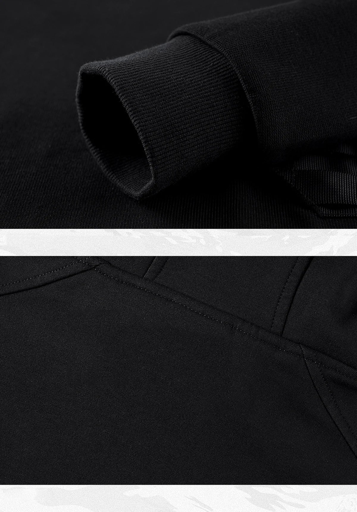 Streetwear Hoodies Harajuku Y2K Hip Hop Sweatshirts High Neck Mask Windproof Pullovers Dark Black Techwear Cargo Tops