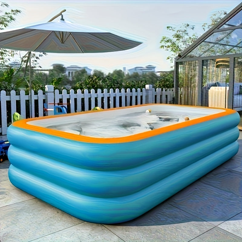 Multi-Function Inflatable Swimming Pool -- Portable Home Water Park, Suitable for Indoor/Outdoor and Garden Use, Perfect for Family Gatherings & Summer Pools Parties
